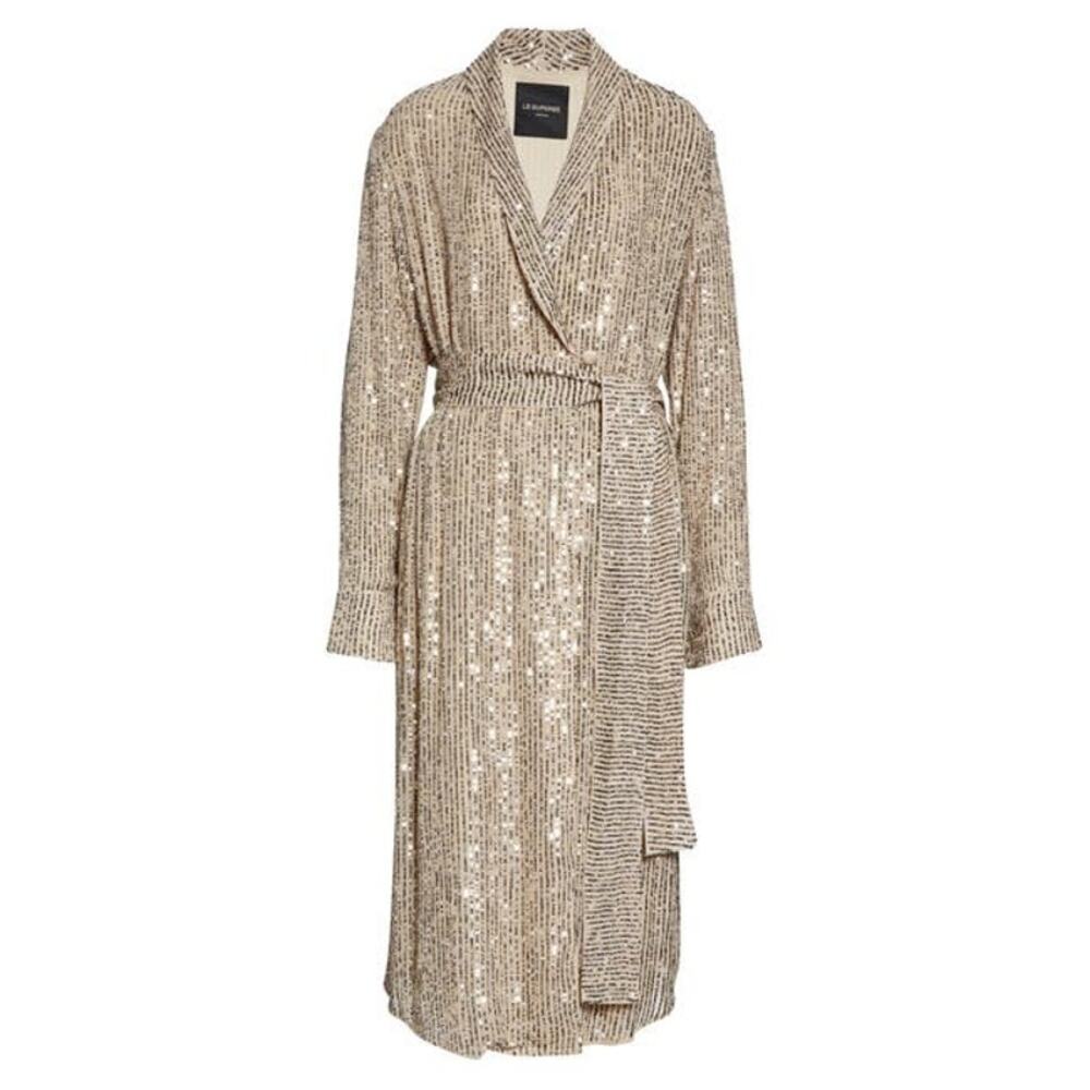 Le Superbe sequins robe duster sz 4